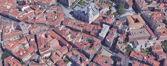 situacion Fotografía aérea de Valladolid