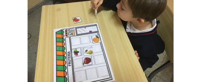 Trabajamos el vocabulario de las frutas