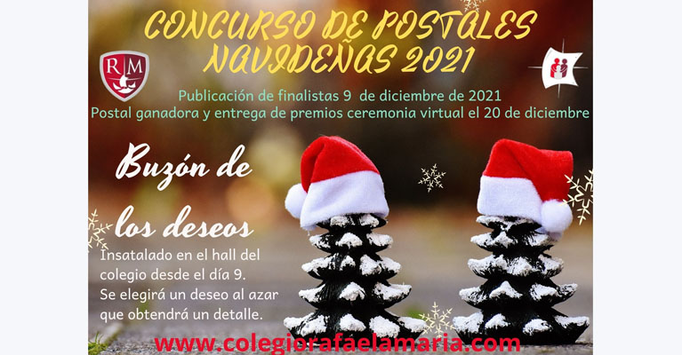 Concurso de Postales navideñas de la AMPA del Colegio Concertado Rafaela María del centro de Valladolid