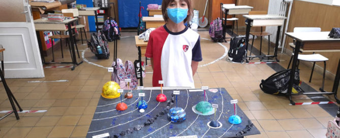 Los alumnos y alumnas de 3º de primaria del Colegio Rafaela María han realizado unas estupendas maquetas relacionadas con el Sistema Solar.