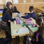 Los alumnos y alumnas de tercero de primaria del Colegio Rafaela María de Valladolid han elaborado menús saludables.