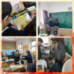 Los alumnos y alumnas de quinto de primaria del Colegio Rafaela María de Valladolid trabajan las medidas.