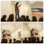 Los alumnos y alumnas del Colegio Rafaela María de Valladolid visitan el Museo de arte contemporáneo Patio Herreriano.