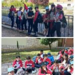 Los alumnos y alumnas de quinto y sexto de primaria del Colegio Rafaela María de Valladolid han ido de excursión al Canal de Castilla.