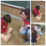 Los alumnos y alumnas de primero de primaria del Colegio Rafaela María de Valladolid han recibido un curso de primeros auxilios.