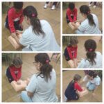 Los alumnos y alumnas de primero de primaria del Colegio Rafaela María de Valladolid han recibido un curso de primeros auxilios.