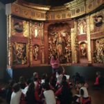 Los alumnos y alumnas de cuarto de primaria del Colegio Rafaela María de Valladolid han visitado el Museo Nacional de Escultura.
