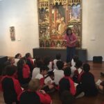 Los alumnos y alumnas de cuarto de primaria del Colegio Rafaela María de Valladolid han visitado el Museo Nacional de Escultura.