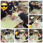 Los alumnos y alumnas de primero de primaria del Colegio Rafaela María de Valladolid en un nuevo peque-reto.