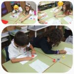 No importa la edad y el curso porque... ¡qué divertido es siempre arremangarse y ponerse manos a la obra! En este caso lo/as alumno/as de 2° EP se han puesto literalmente "dedos a la pintura" para trabajar los conceptos de colores primarios y secundarios en el área de Arts and Crafts.